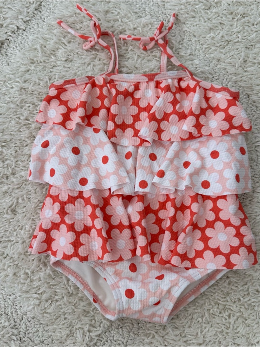 Seed Heritage Floral Ruffle Swimsuit